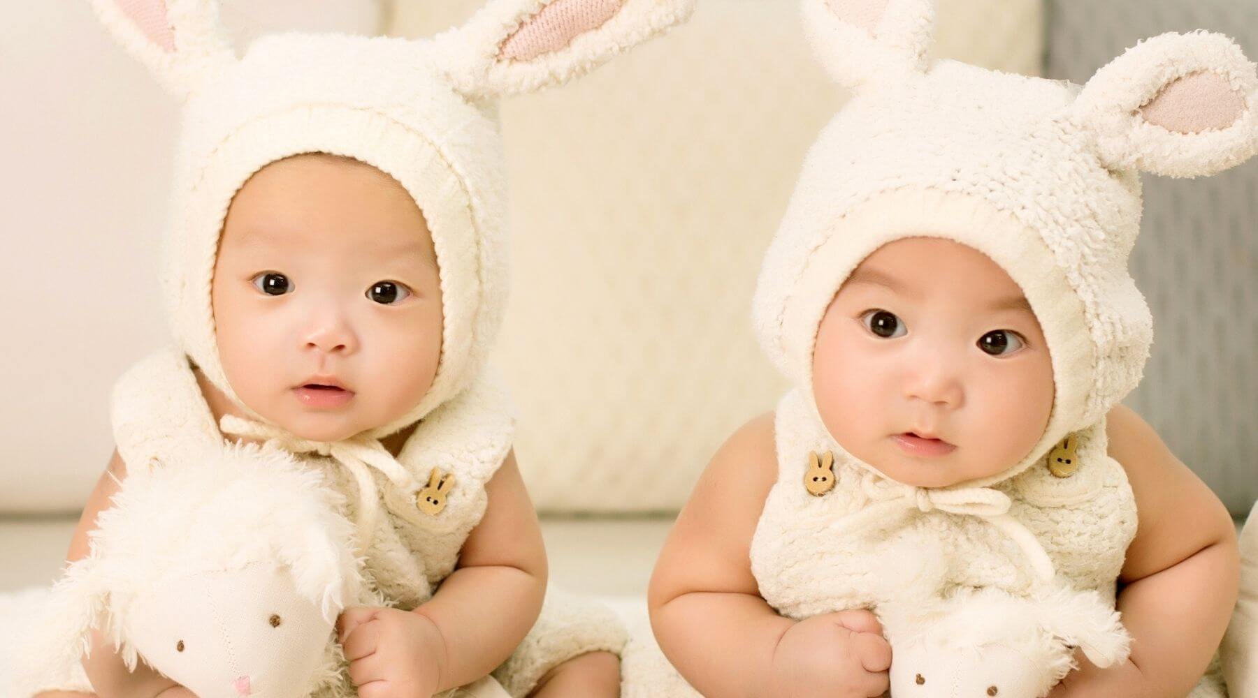 cute baby twins