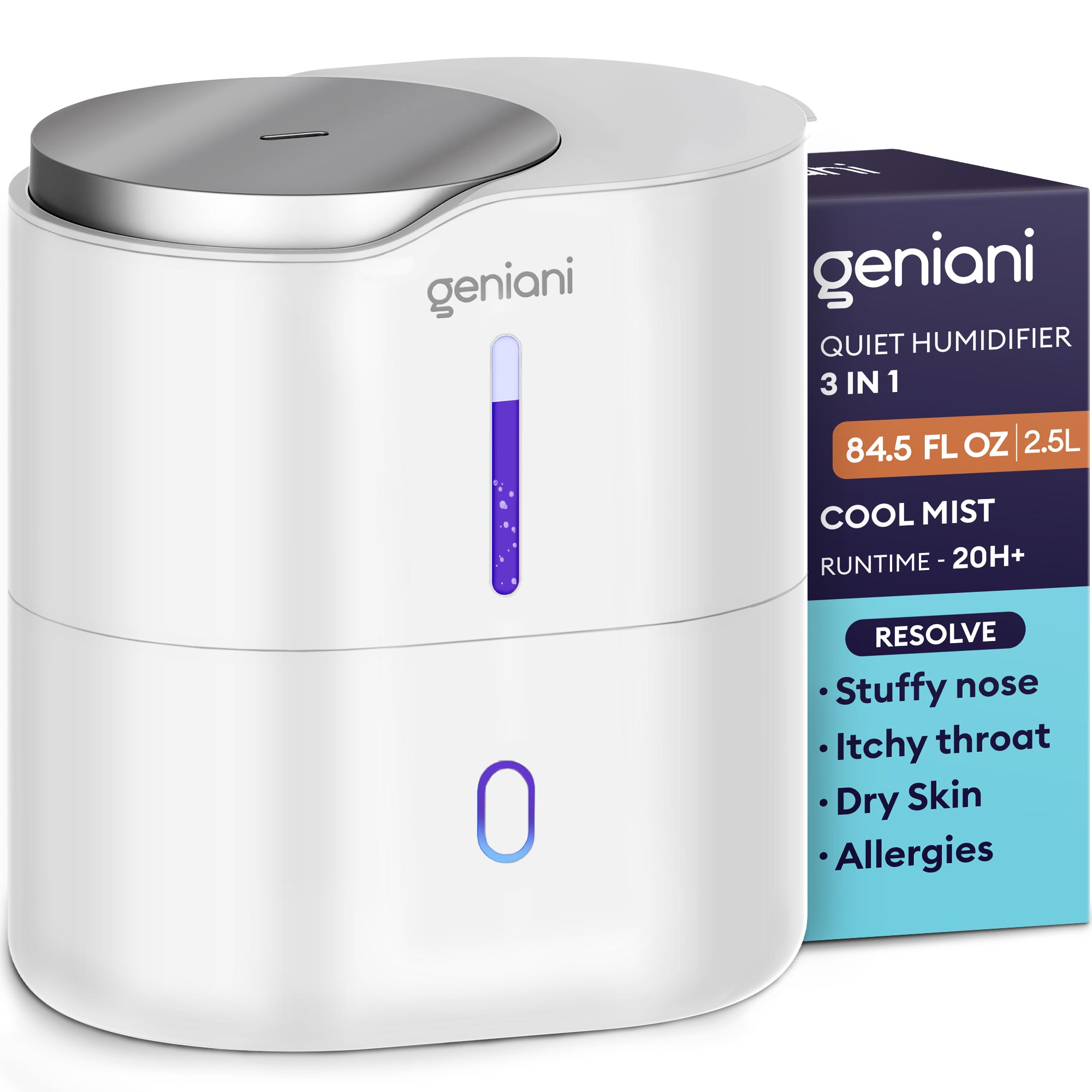 Huron Top Fill Humidifier 2L White – Geniani
