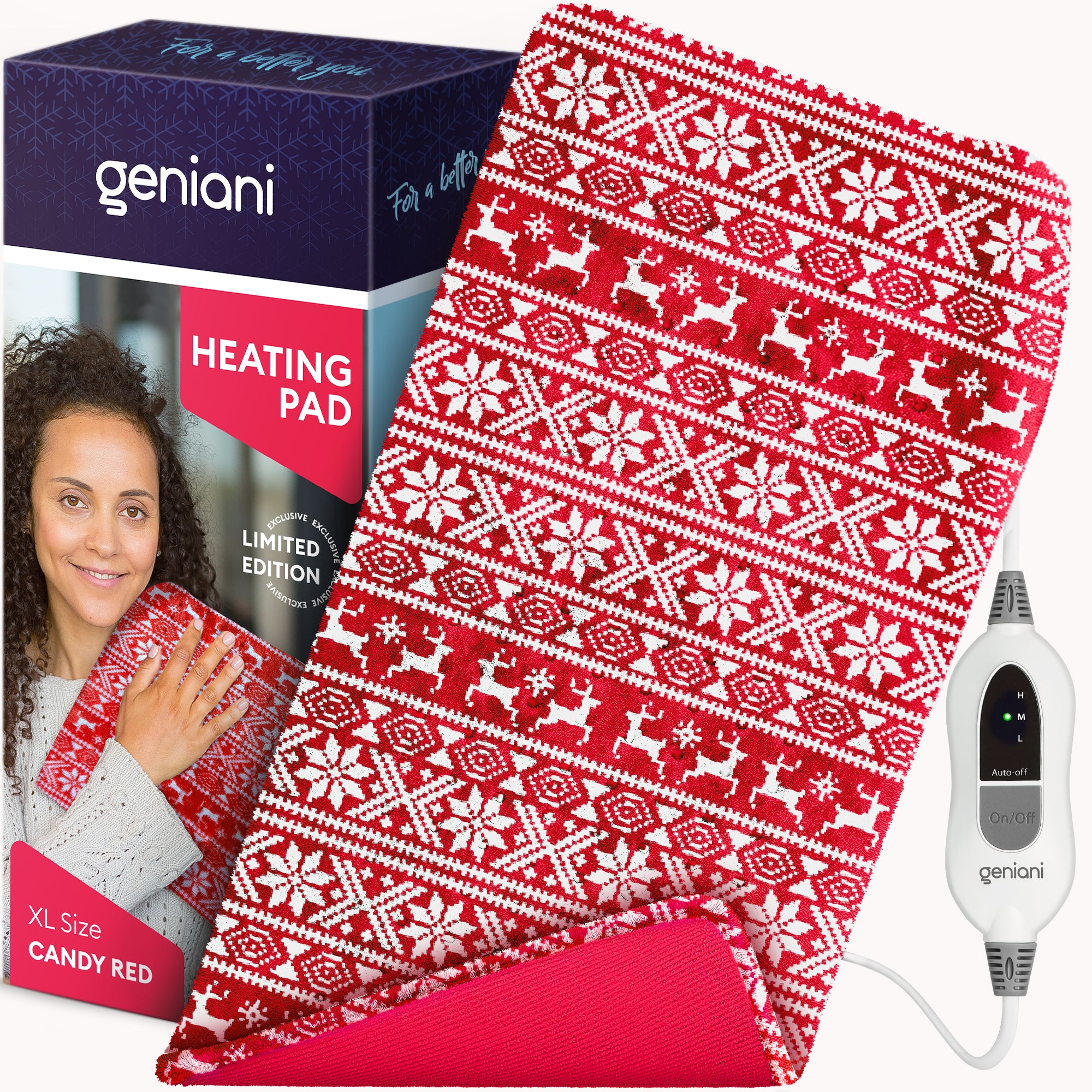 Heating Pad XL Candy Red