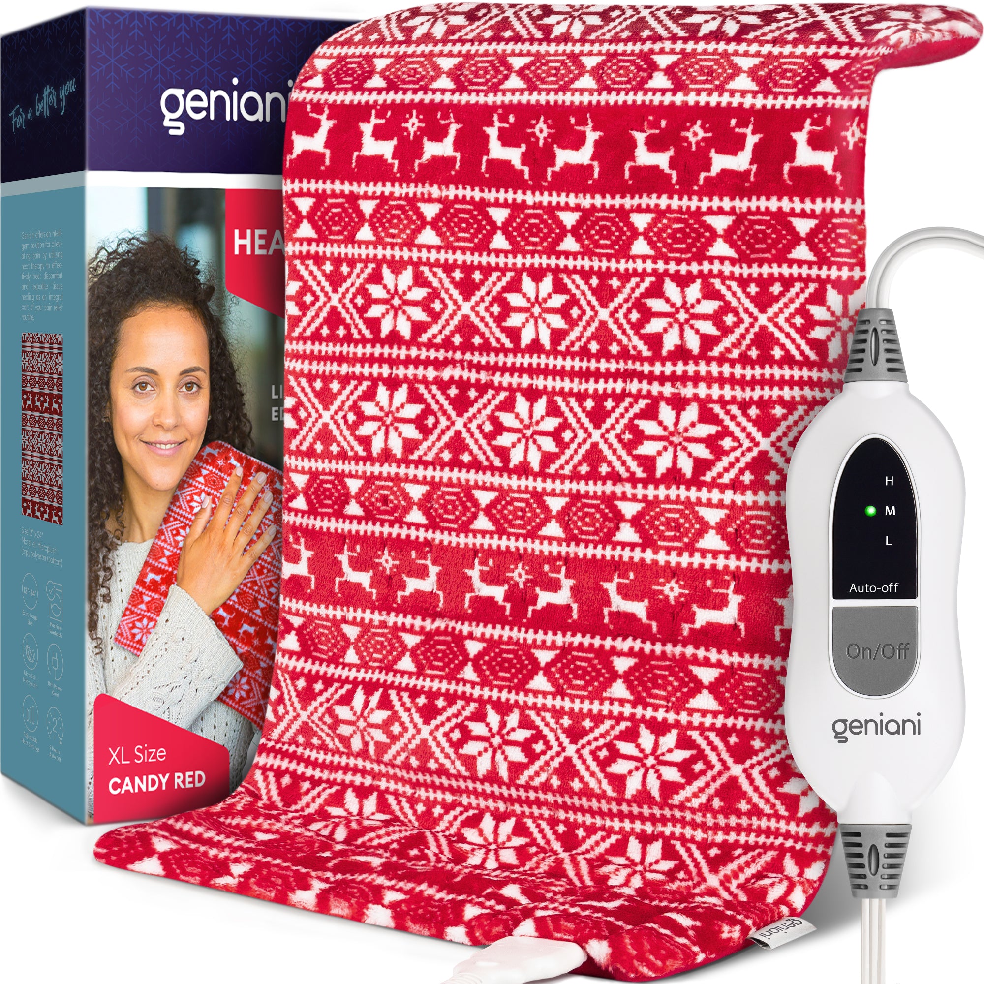 Heating Pad XL, Candy Red