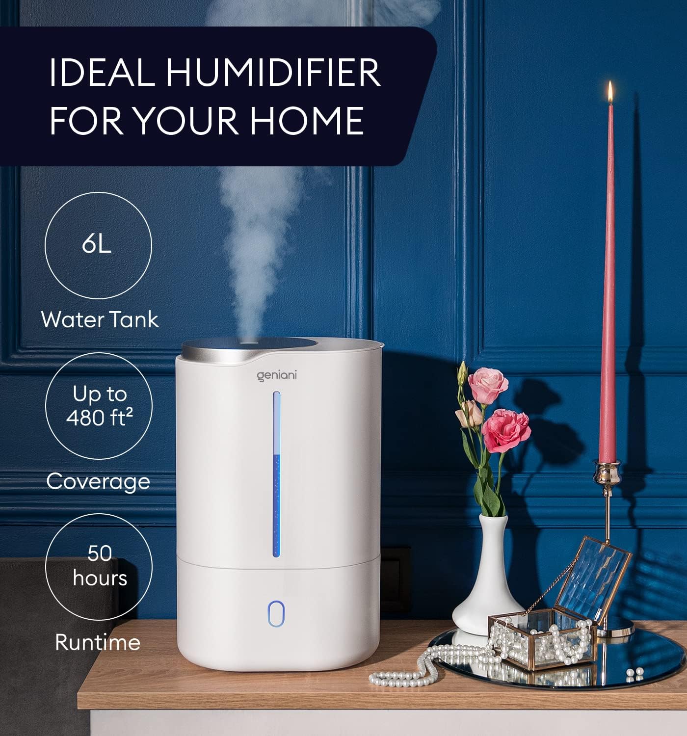 Huron Humidifier 6L White – Geniani