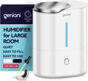 Huron Top Fill Humidifier and Oil Diffuser 4L White