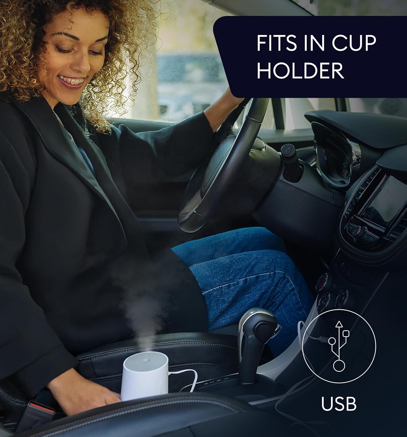 Erie Travel USB Humidifier 250ML White