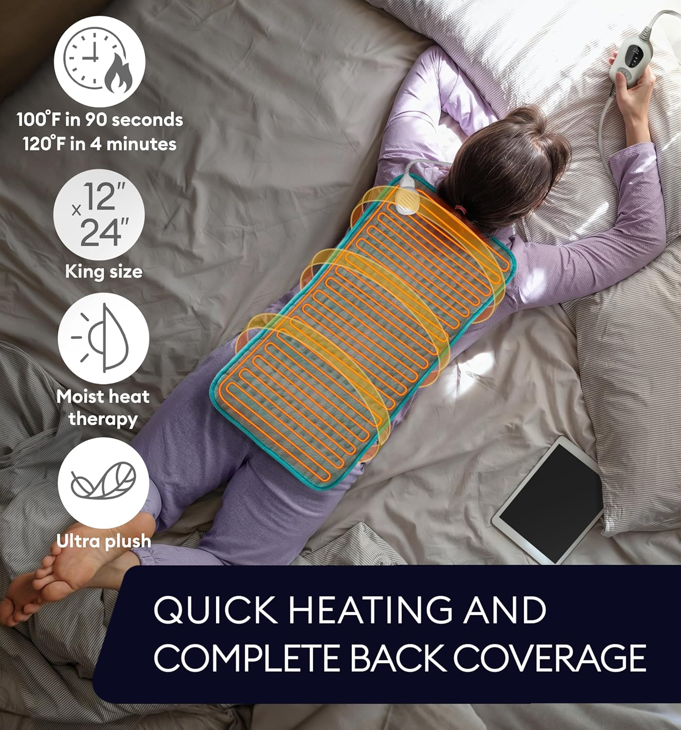 Heating Pad XL Viridian Green