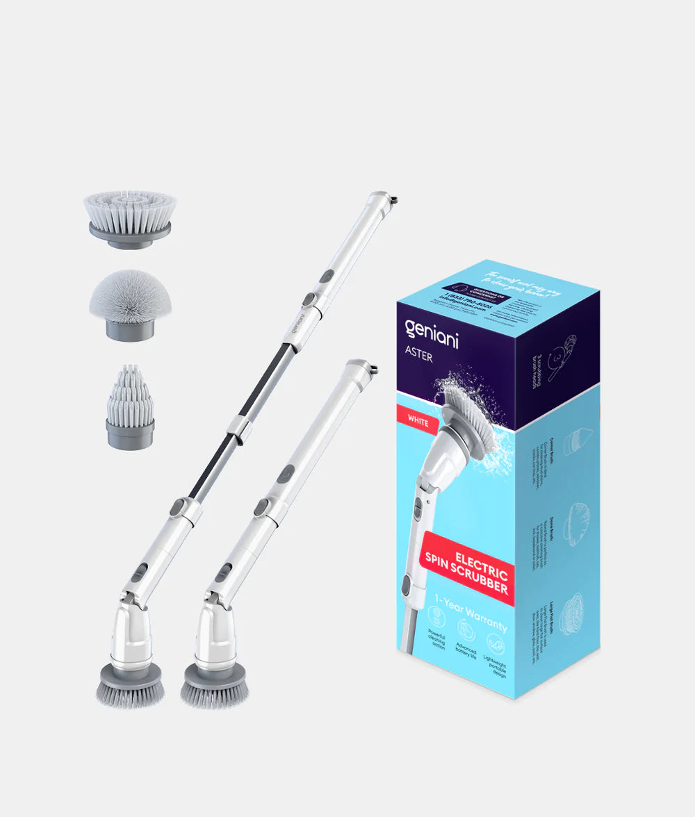 Geniani Electric Spin Scrubber Aster White