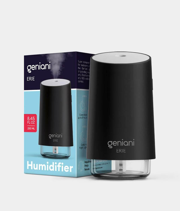 Erie Portable Small Cool Mist Humidifier 250ML Black