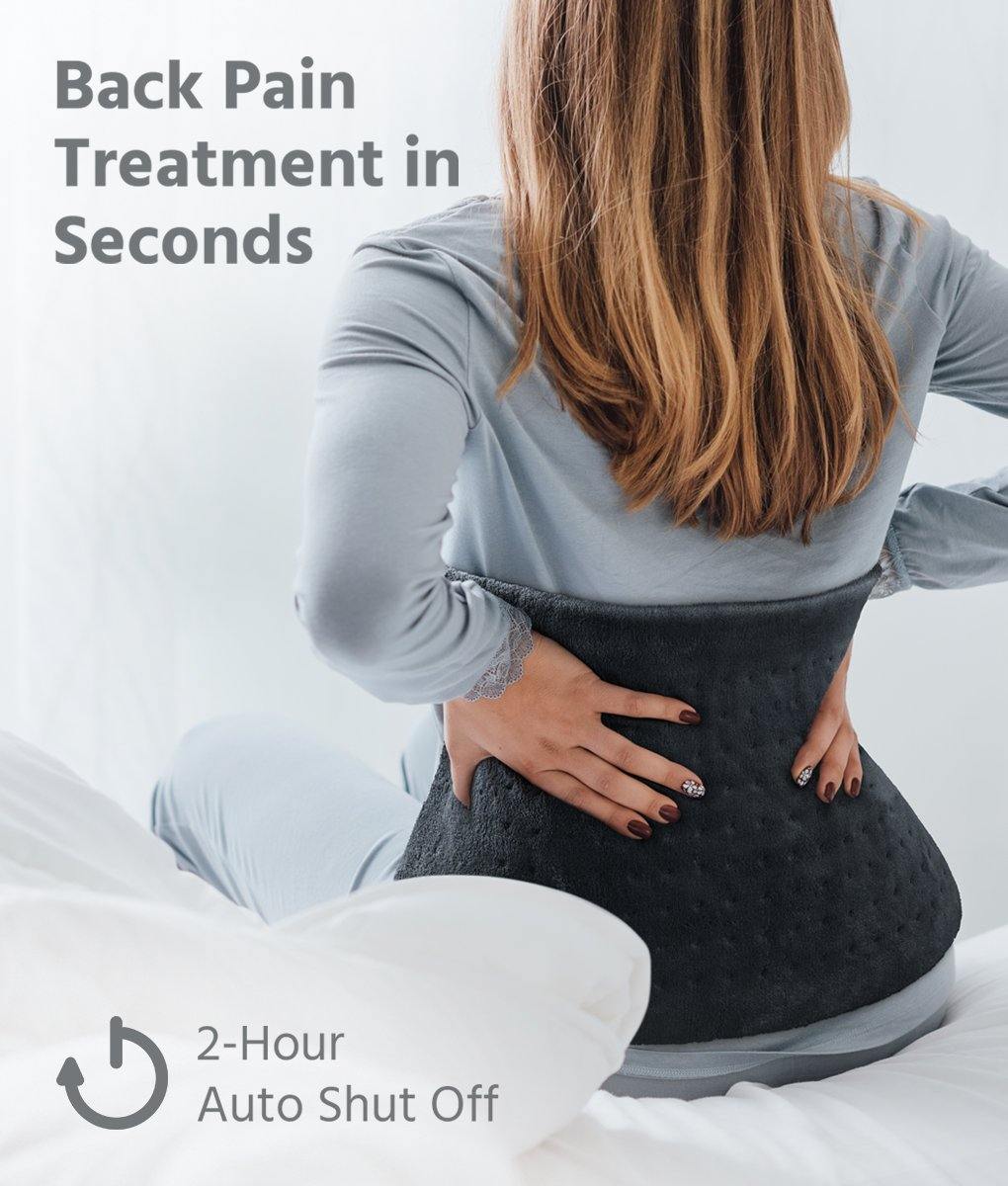 Geniani Extra Large Heating Pad XL (12x24’’) Black Buy Online at the