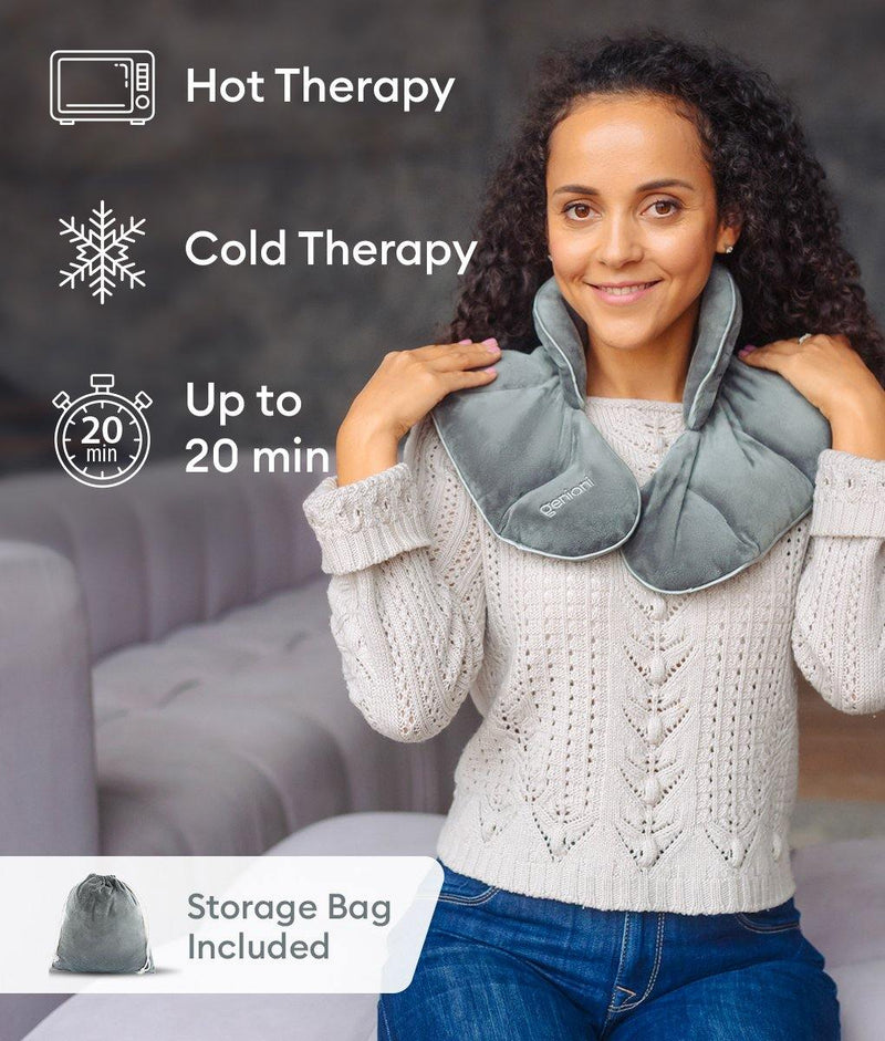 Magma Heat Wrap for Neck and Shoulders Cloud Gray