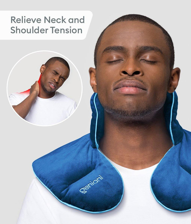 Magma Microwavable Heating Pad for Shoulders and Neck Space Blue