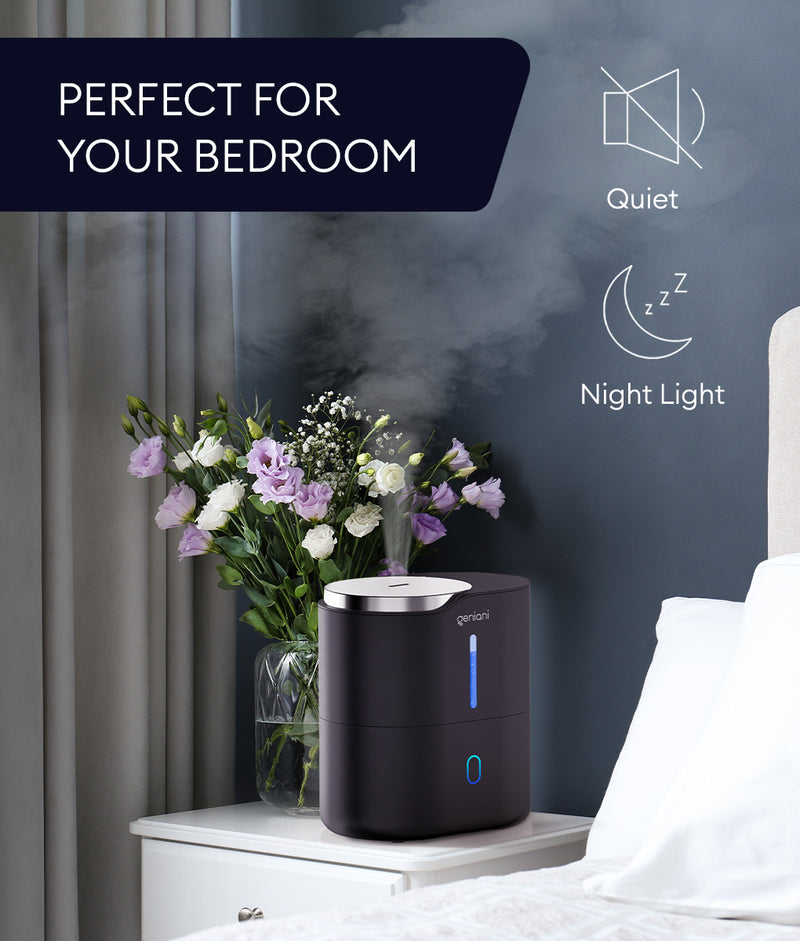 Huron Top Fill Humidifier 2L Black