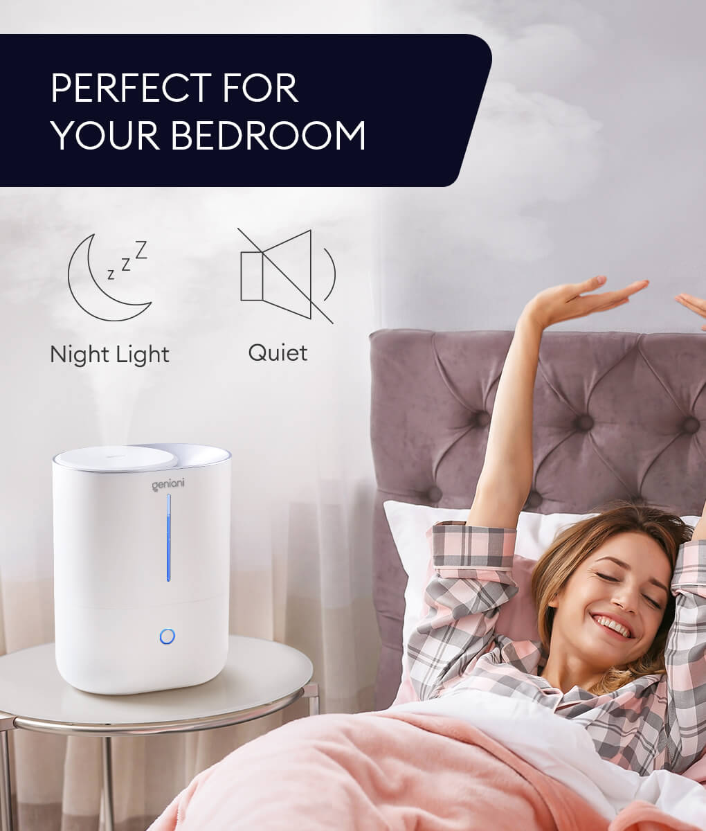 Geniani Huron White Top Fill Essential Oils Humidifier 4L Buy Online